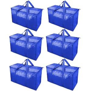 14 in. W x 27 in. D x 15 in. H Blue Outdoor Storage Cabinet for Toys, Clothing, Bedding, Move House (6-Pack)