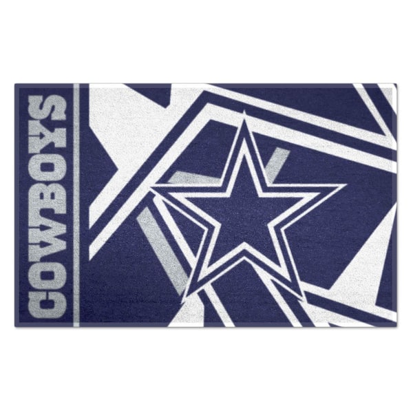 FANMATS Dallas Cowboys Patterned 1.5 ft. x 2.5 ft. XFIT Design Starter Area Rug