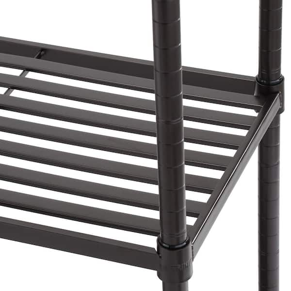 TRINITY 3-Tier Slat Shelving, Dark Bronze