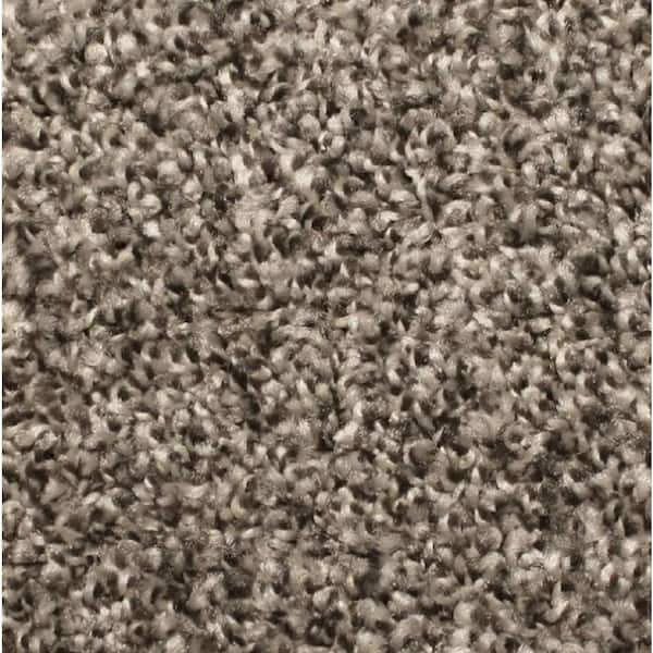TrafficMaster Lake View - Dovetail Brown - Multi-Colored 12 ft. Wide x Cut to Length 18 oz. Polyester Texture Carpet