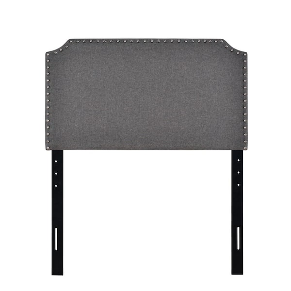 HMidea Clip Corner Stone Twin Upholstered Headboard