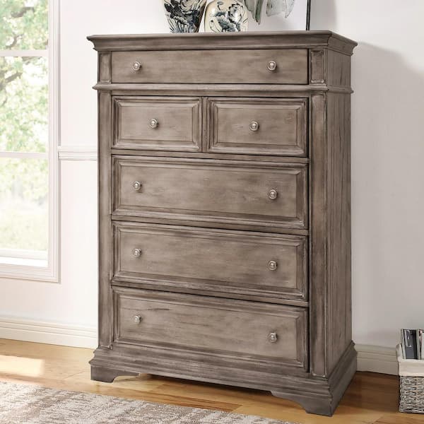 Kappesberg Jolyne 50.3in. 6-Drawer Horizontal Dresser, 28.5