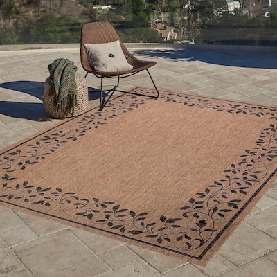State Alaska Alces Alces Moose Brown Gertmenian 22327 Outdoor Rug Freedom Collection Nature Themed Smart Care Deck Patio Carpet 6x9 Medium 
