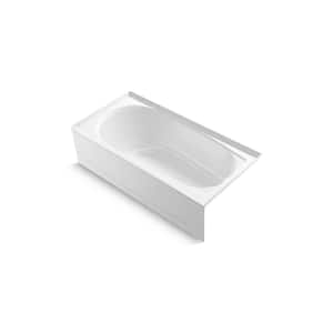 Performa 2 60 in. x 29 in. Soaking Bathtub with Right Drain in White