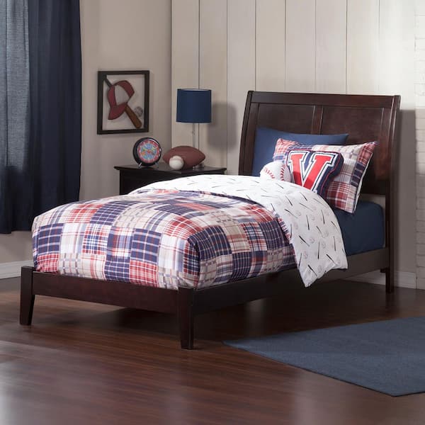 Portland Espresso Twin Traditional Bed