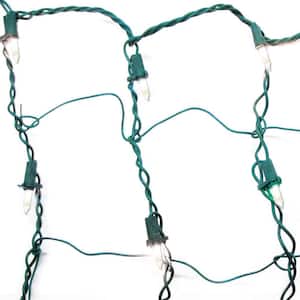 48 in. x 72 in. 150-Count Incandecent Clear Christmas Net Lights