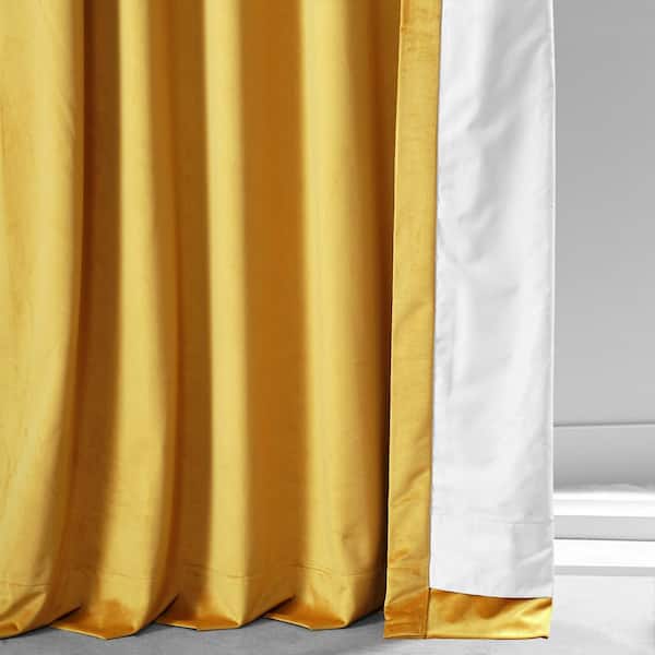 Louis Vuitton Black Yellow Logo Luxury Fashion Premium Window Curtain Home  Decor
