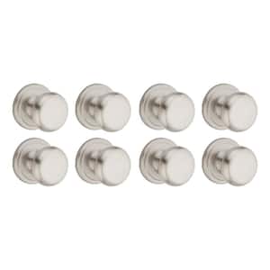 Probrico Brushed Nickel Bed/Bath Door Knobs, Satin Ball Door Knob