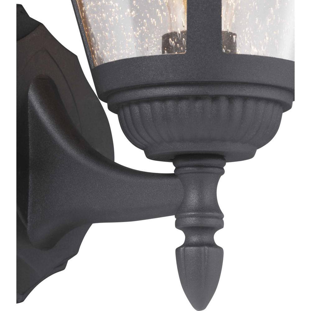 Westport Black and Bronze 19" Outdoor Wall Lantern
