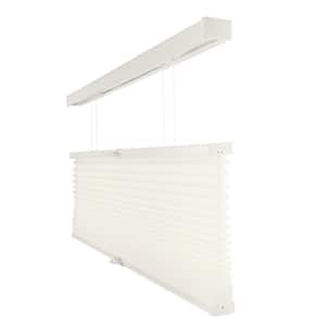Cut-to-Size Tarpaulin Grey Cordless Top Down Bottom Up Light Filtering Polyester Cellular Shade 68 in. W x 72 in. L