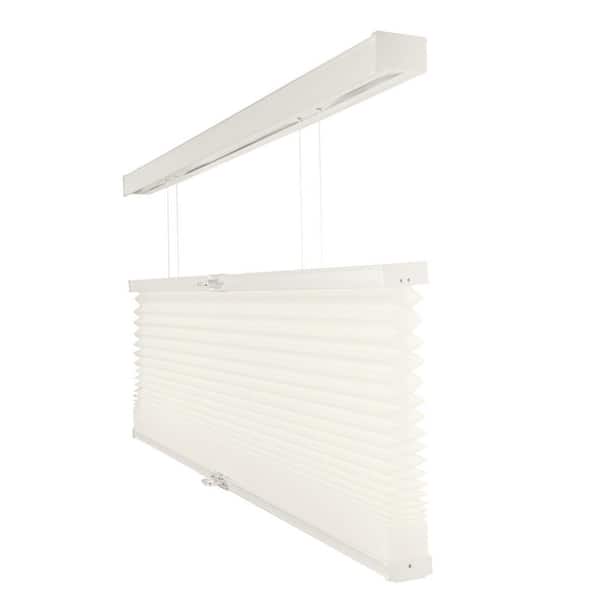 Chicology Cut-to-Size Tarpaulin Grey Cordless Top Down Bottom Up Light Filtering Polyester Cellular Shade 70.5 in. W x 72 in. L