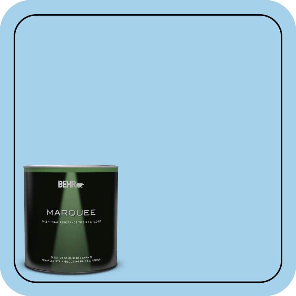 1 qt. #550A-3 Little Pond Semi-Gloss Enamel Exterior Paint & Primer price history on PriceWatchPro