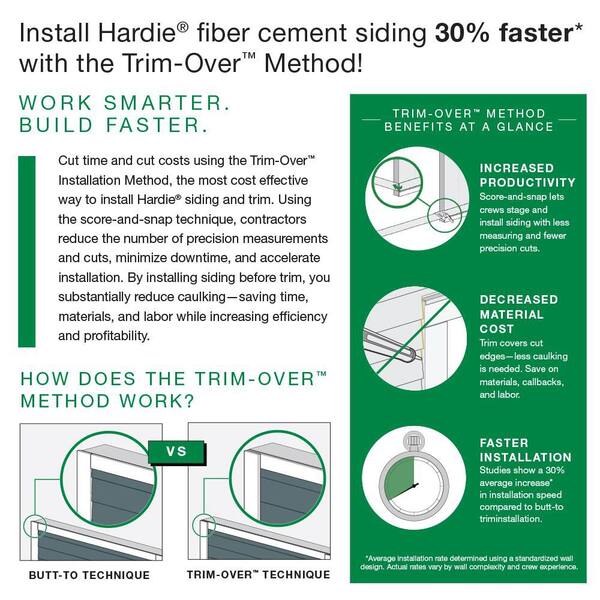 James Hardie Hardie Trim HZ5 1 in. x 7.25 in. x 12 ft. Statement