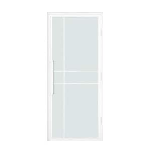 Grossag 36 In. X 80 In. Right-Handed Frosted Glass Single Prehung ...