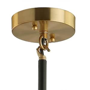 8-Light Antique Gold Bubble, Island, Shaded Cluster, Globe Chandelier for Kitchen Island with no bulbs included