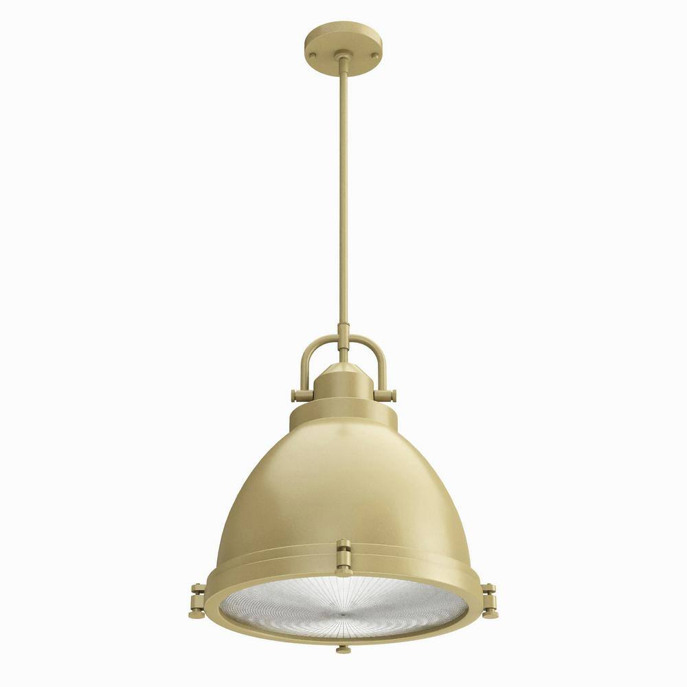 Bridgemoor Modern Brass 17" Glass Dome Pendant Light