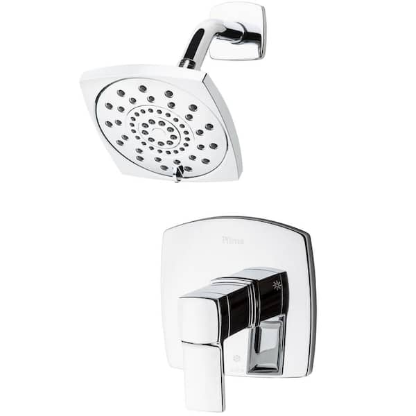 Pfister Deckard 1-Handle Shower Faucet Trim Kit in Polished Chrome (Valve Not Included)