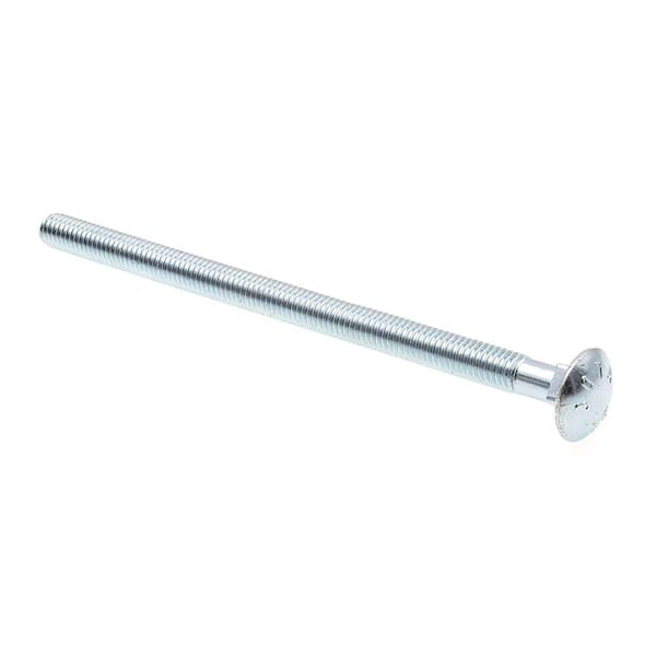 Prime-Line 3/8 in.-16 x 6-1/2 in. A307 Grade A Zinc Plated Steel Carriage  Bolts (10-Pack) 9064008 The Home Depot