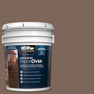 5 gal. #SC-148 Adobe Brown Textured Solid Color Exterior Wood and Concrete Coating