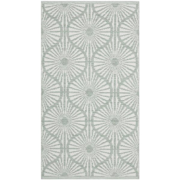 SAFAVIEH Montauk Light Green/Ivory 2 ft. x 4 ft. Floral Trellis Area Rug