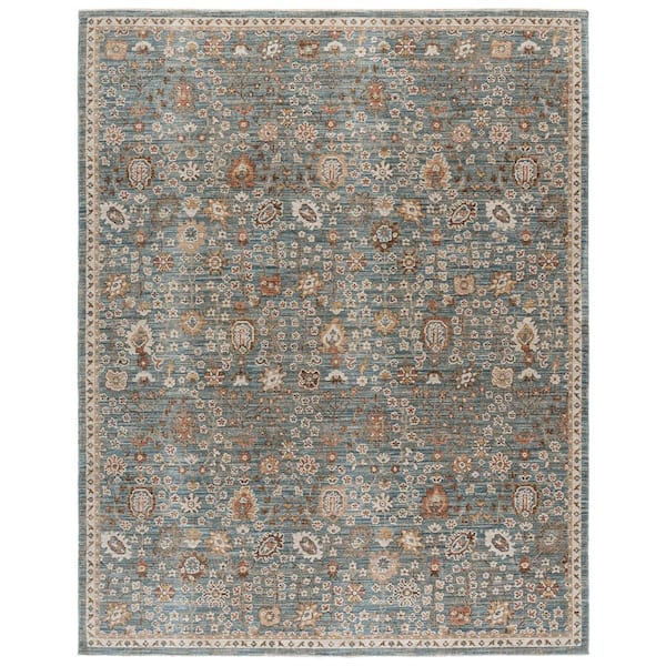 Sarafina 10 ft. x 13 ft. Blue Persian Area Rug