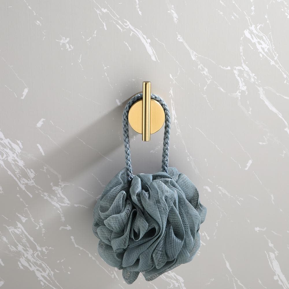 Brushed Gold Stainless Steel 4-Piece Bathroom Hardware Set