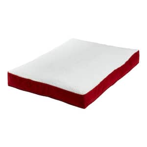 Daisy Deluxe Large Crimson Orthopedic Pet Bed
