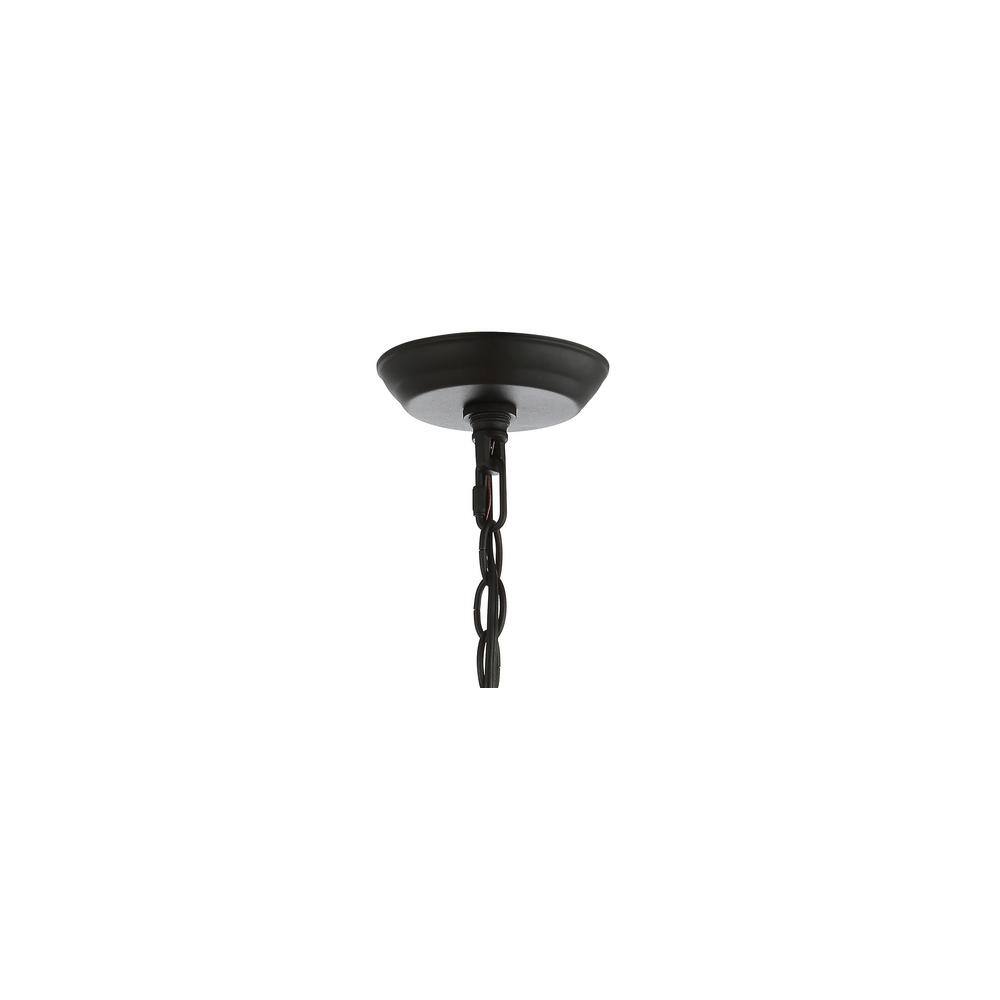 Orbit 19.5" Black Brushed Metal Sputnik Chandelier