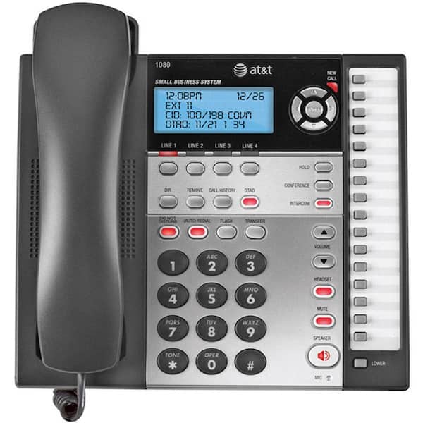 AT&T 4-Line Speakerphone with Caller ID, Call Waiting, ITAD and Auto-Attendant