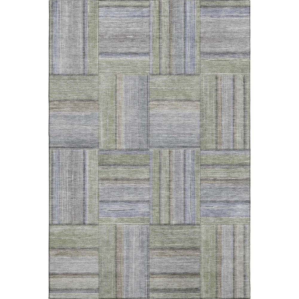Mayfield Premium Machine Washable Abstract AMF2285 Fern 5 ft. x 7 ft. 6 in. Area Rug price history on PriceWatchPro