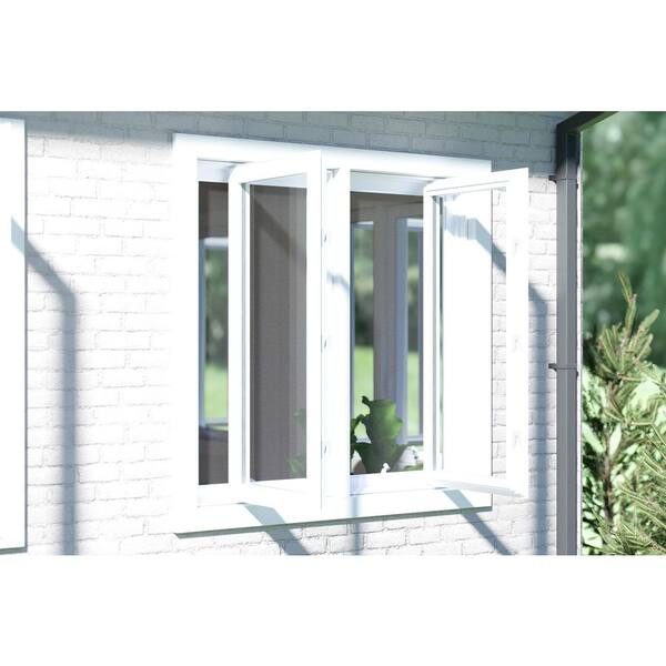 TAFCO WINDOWS 47.75 in. x 48 in. White Double-Pane Insulated Glass