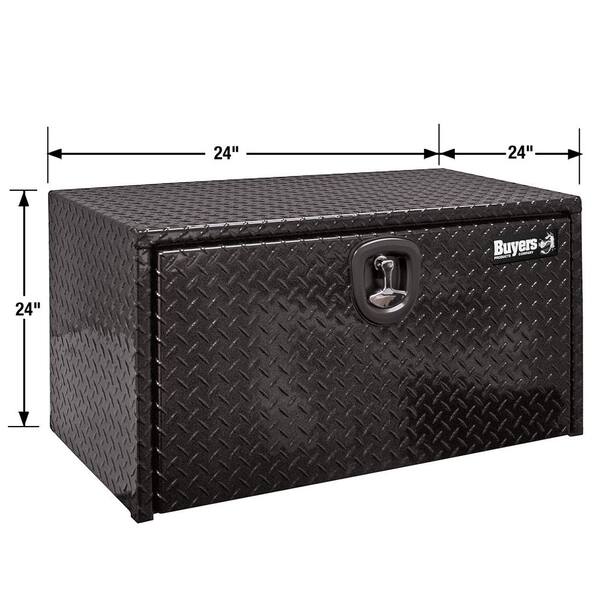 VEVOR Heavy Duty Aluminum Truck Bed Tool Box, Diamond Plate Tool