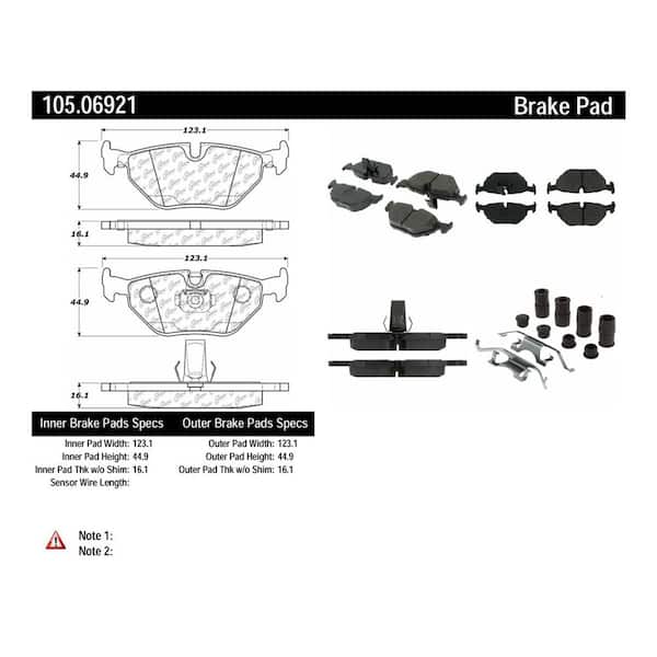 Centric Parts Disc Brake Pad Set