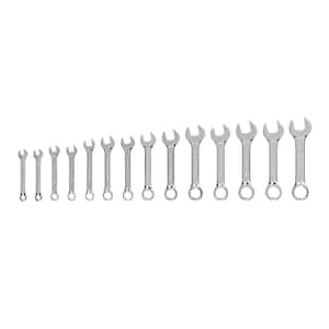 6-19 mm Stubby Combination Wrench Set (14-Piece)