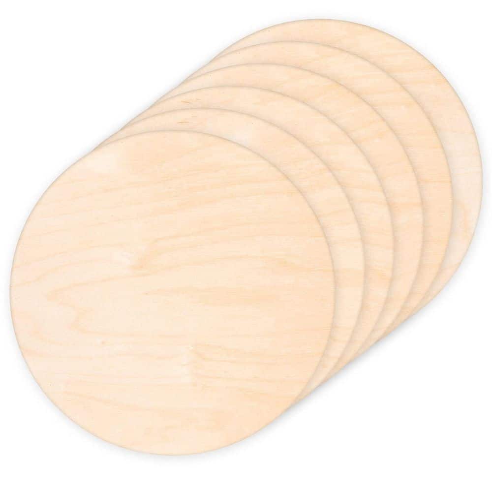 0.12 in. x 14 in. x 14 in. Natural Solid Wood Unfinished Project Panel 6-Pack for DIY Crafts and Decorations price history on PriceWatchPro