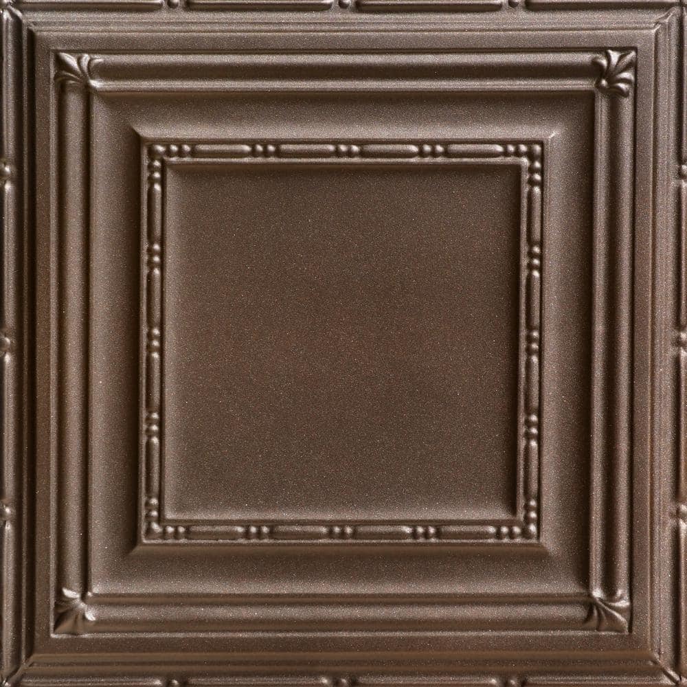 Eyelet Bronze 2 ft. x 2 ft. Decorative Nail Up Tin Ceiling Tile (48 sq. ft./Case) price history on PriceWatchPro