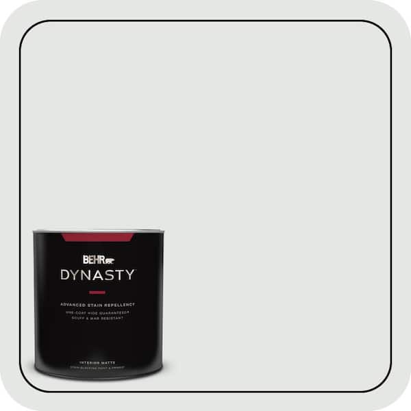 BEHR DYNASTY 1 qt. #PPU26-13 Silent White Matte Interior Stain-Blocking Paint & Primer
