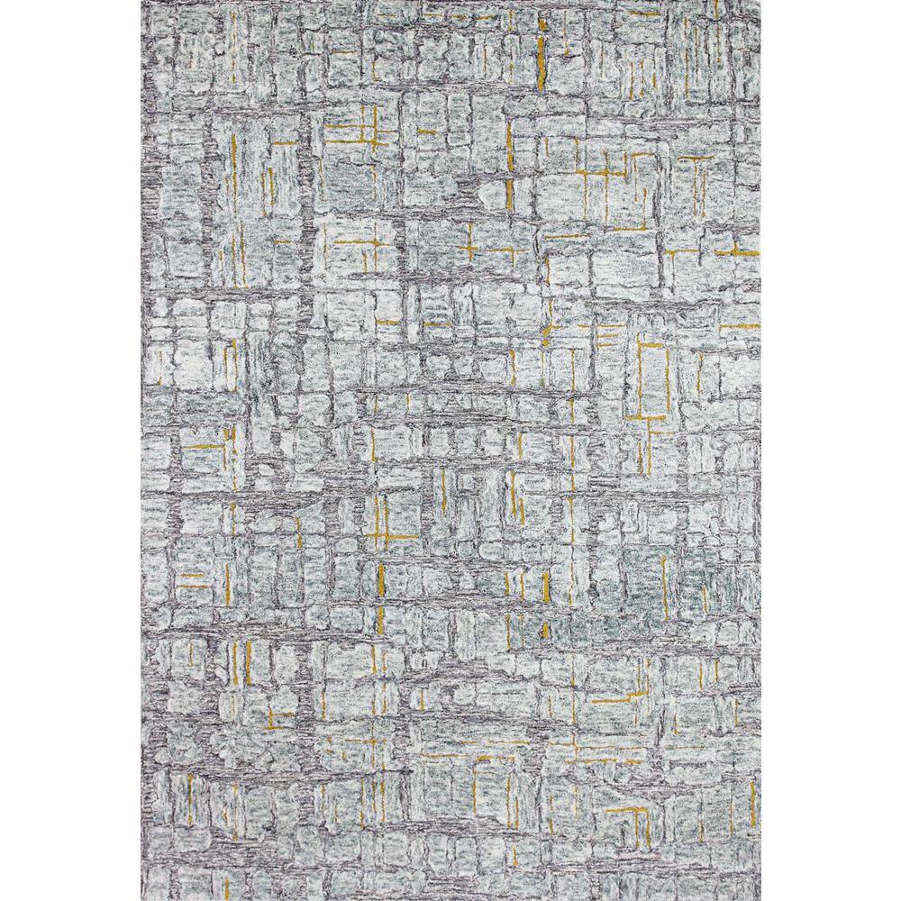 Verona Grey 8 ft. x 10 ft. (76 x 96) Geometric Transitional Area Rug
