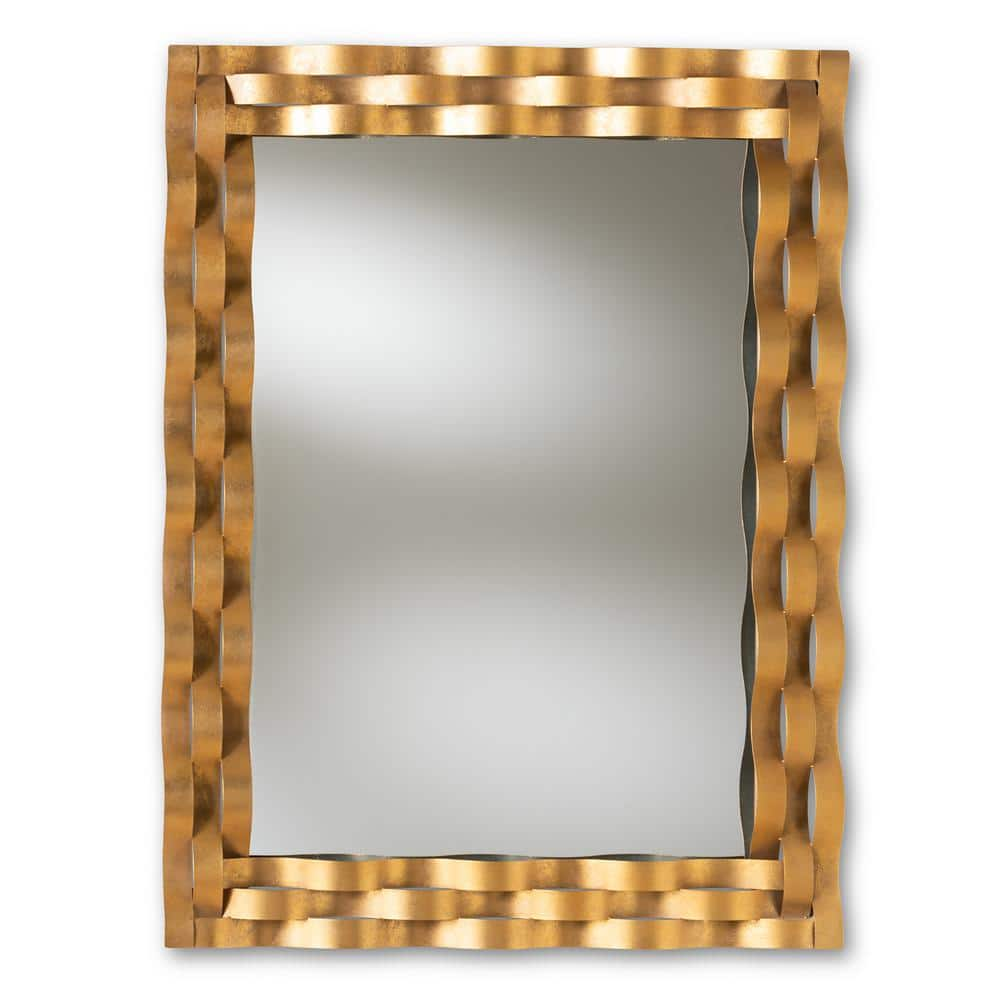 Baxton Studio Arpina Wall Mirror - 31.8W x 42H in.