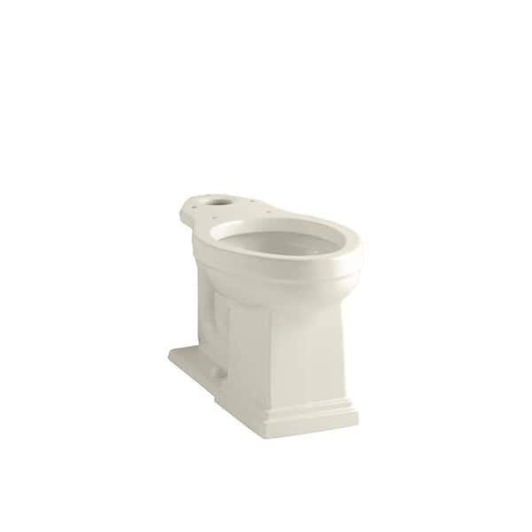 KOHLER Tresham Comfort Height Elongated Toilet Bowl Only in Biscuit