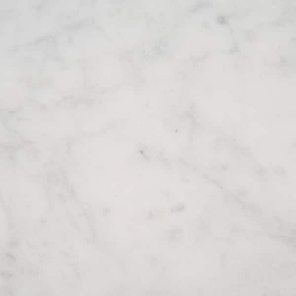 STONEMARK 3 in. x 3 in. Marble Countertop Sample in Carrara White