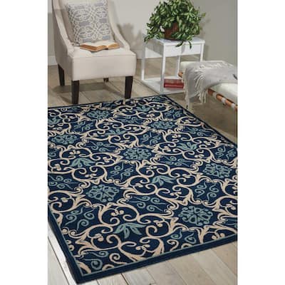 5 X 7 Blue Outdoor Rugs, Blue And Green Outdoor Rug 5 215 70