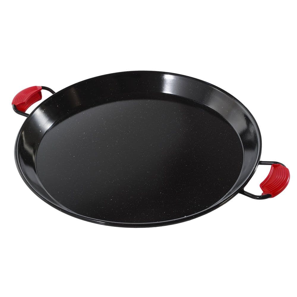 18 in. Enameled Carbon Steel Nonstick Frying Pan in Black, 12 Servings price history on PriceWatchPro