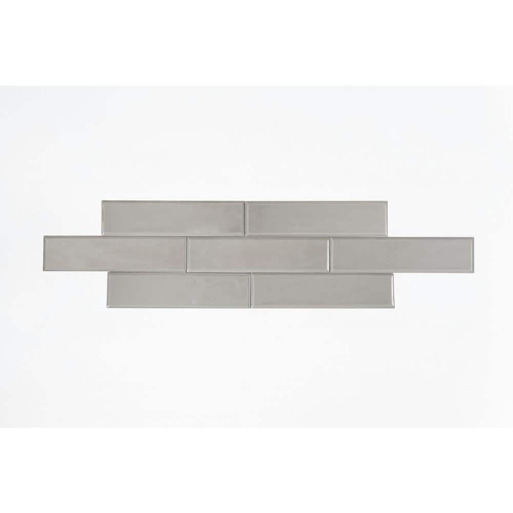 Greige Gloss 3x12 Ceramic Subway Wall Tile