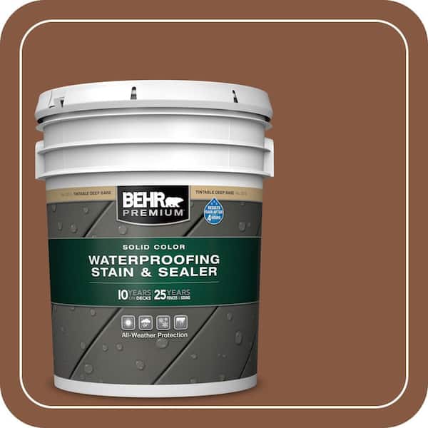 5 gal. #SC-116 Woodbridge Solid Color Waterproofing Exterior Wood Stain and Sealer