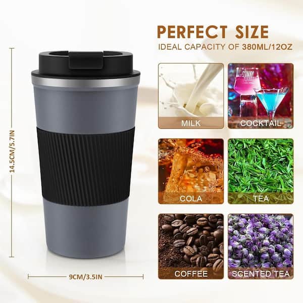 candy cane k cup coffee Candy Canes and Snowflakes Iced Coffee Cup 16oz or 20oz – Vulpine Vinyls main image 1