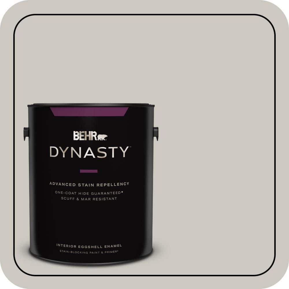 1 gal. Designer Collection #DC-008 Gratifying Gray Eggshell Enamel Interior Stain-Blocking Paint & Primer price history on PriceWatchPro