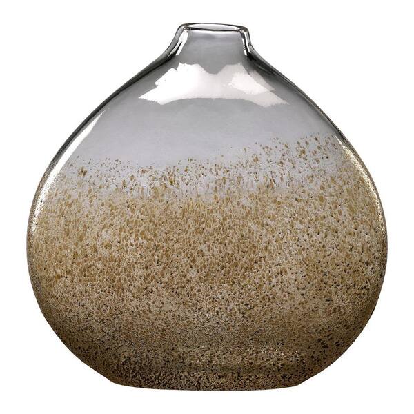 Filament Design Prospect 10 in. x 10 in. Russet And Gold Dust Vase