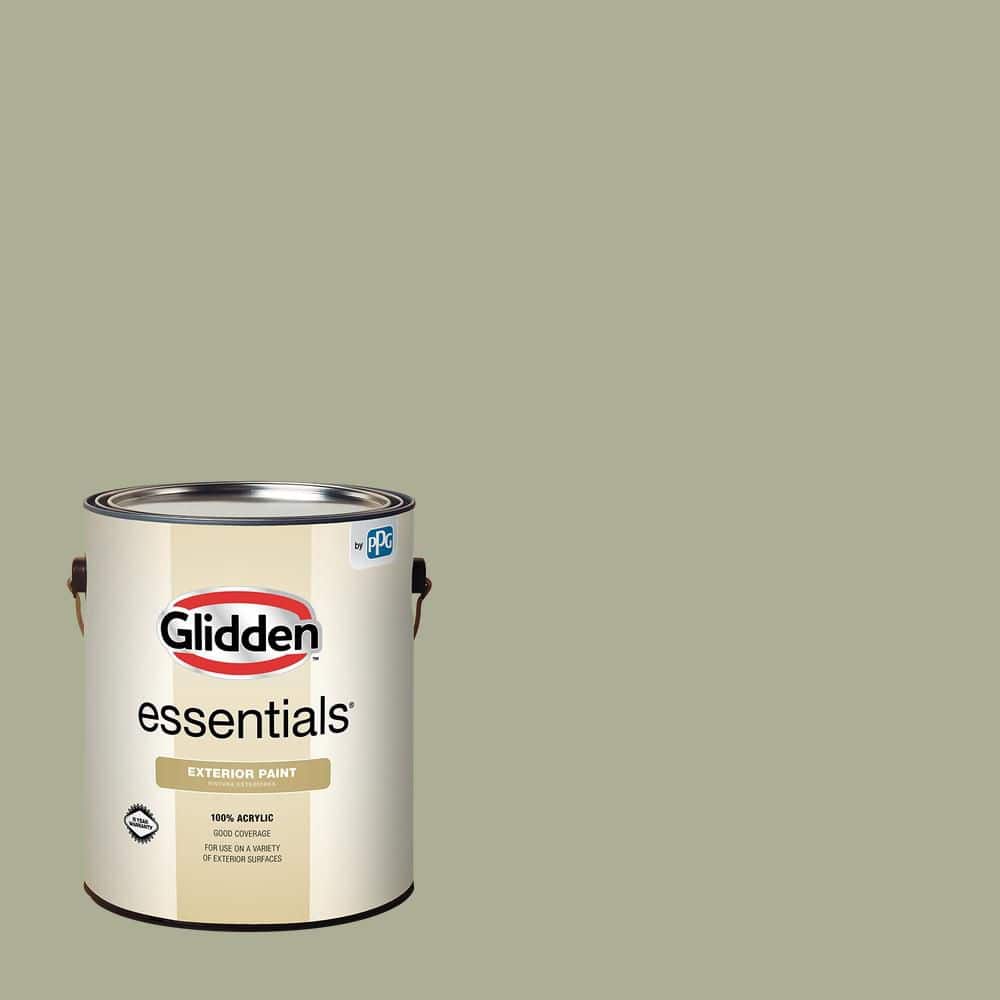 Glidden Essentials 1 gal. PPG1125-4 Olive Sprig Semi-Gloss