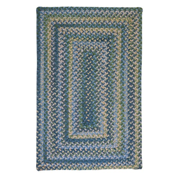 Home Decorators Collection Cabin Whipple Blue 4 ft. x 6 ft. Braided Area Rug
